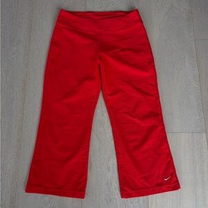 Nike y2k Orange Capri Leggings